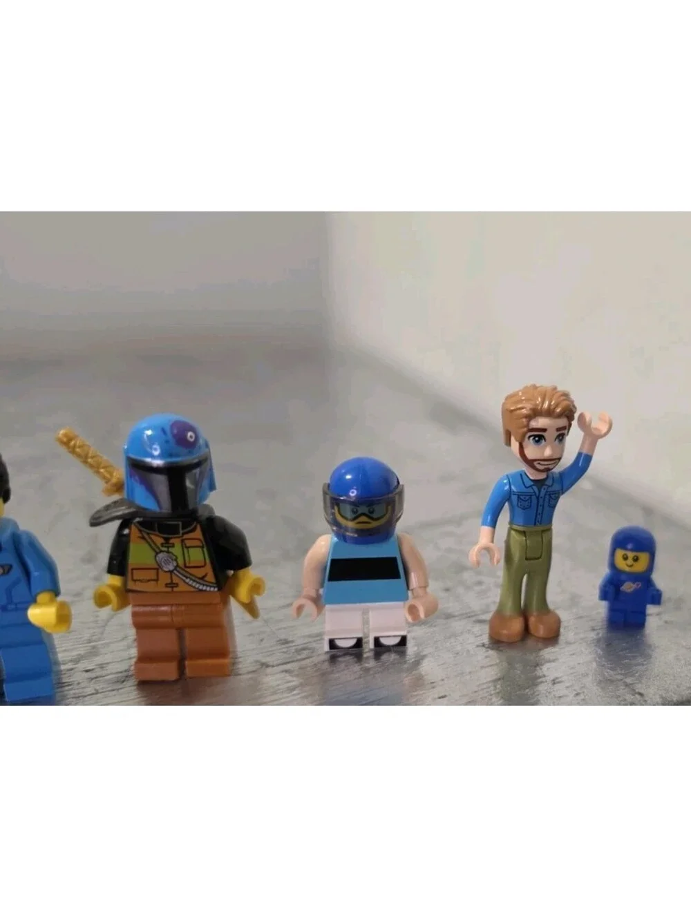 LEGO Minifigure Lot – Marvel Captain America + City Civilians, Space, Racers
